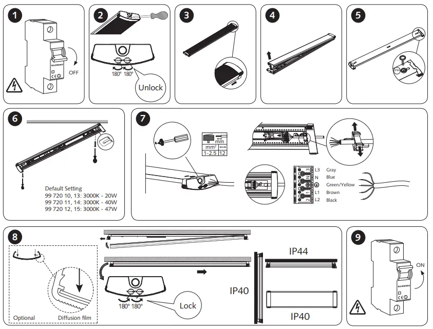 99 720 13-15 Malmbergs Breda LED - Breda LED