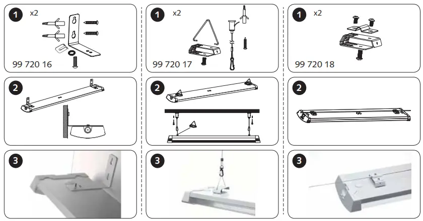 99 720 13-15 Malmbergs Breda LED - Operation and connection