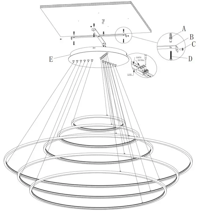 Lucci 028122 Multiply 6lt Pendant - Fig1
