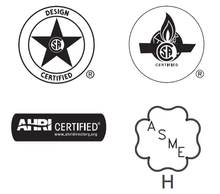 RBI Water Heaters Mestek CK0850 FlexCore CK Series Gas Boiler HeatNet Control - symbol 1