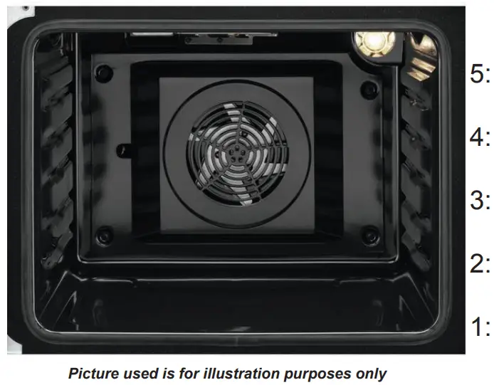 MontPellier MSFO59X, MSF059B Built In 59 Liter Single Fan Oven - CLEANING