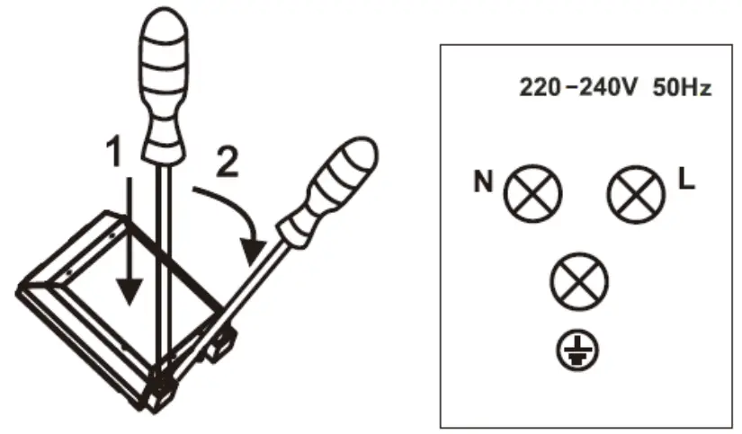 MontPellier MSFO59X, MSF059B Built In 59 Liter Single Fan Oven - INSTALLATION 1