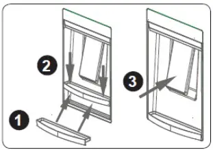 Russell Hobbs RH180FFFF55 54cm Wide Fridge Freezer - Install the drip tray