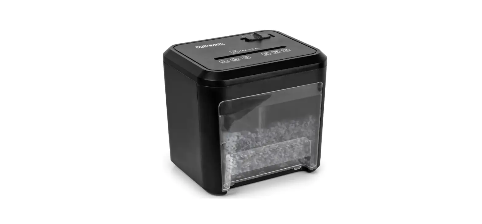 Duronic Ps132 Mini Desktop Paper Shredder Instructions