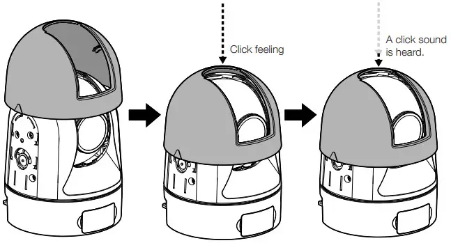 i PRO WV QCD100 Ceiling Mount Bracket - inner cover 2