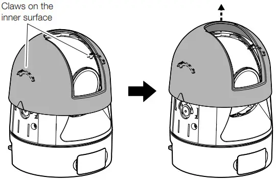i PRO WV QCD100 Ceiling Mount Bracket - inner cover 3