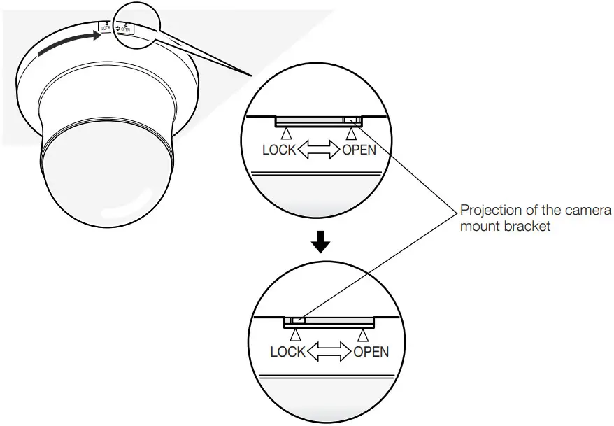 i PRO WV QCD100 Ceiling Mount Bracket - mounting bracket 3
