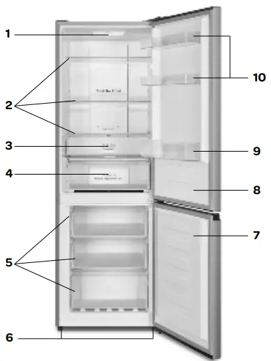 INVENTUM KV1781B Refrigirator with Freezer-fig5