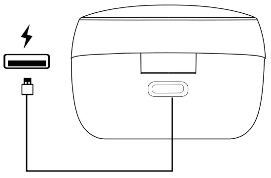 Baseus Bowie WM02 True Wireless Earphones - Charging