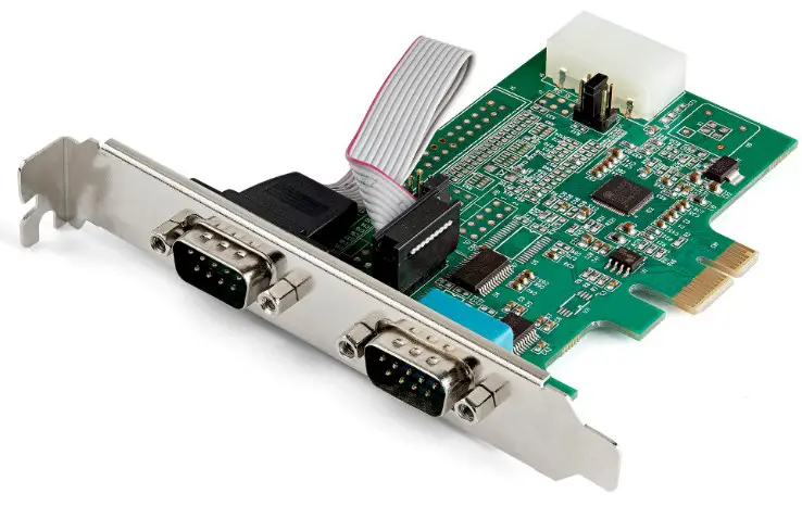 StarTech PEX2S953 2 Port PCI Express RS232 Serial Adapter Card