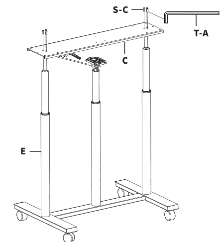 V I V O-CART-V06A-Black-Mobile-Computer-Workstation-fig-10