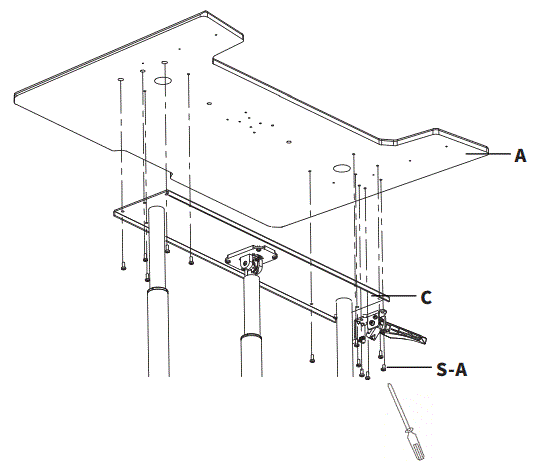 V I V O-CART-V06A-Black-Mobile-Computer-Workstation-fig-12