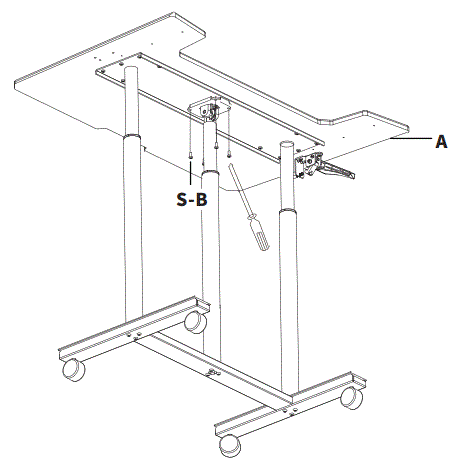 V I V O-CART-V06A-Black-Mobile-Computer-Workstation-fig-14