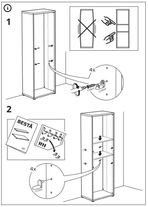 IKEA BESTÅ Storage Combination with Doors - Fig.12