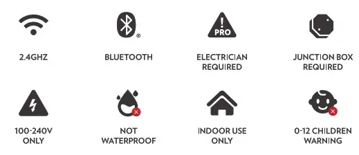 LeonLite Lite Edge 4-Light Smart Ceiling Fixture - fig 1