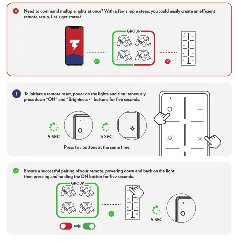 LeonLite Lite Edge 4-Light Smart Ceiling Fixture - fig 22