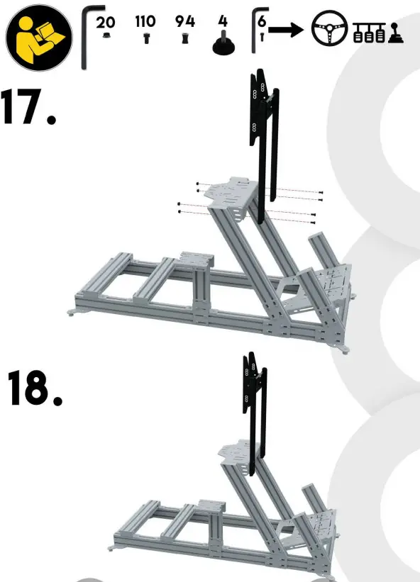 ORTOMBO GTR Pro Sigma Cockpit Racing Simulator - Fig10