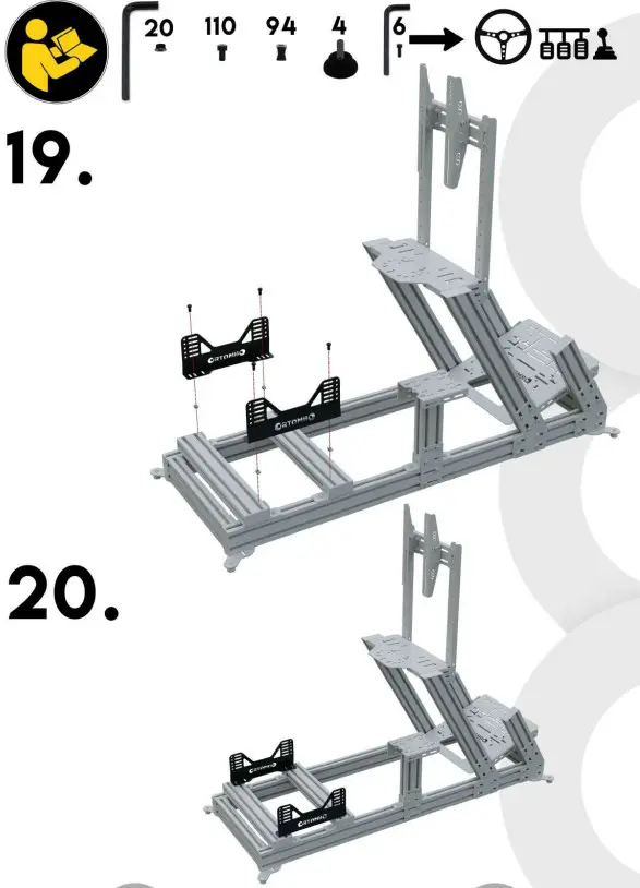 ORTOMBO GTR Pro Sigma Cockpit Racing Simulator - Fig11