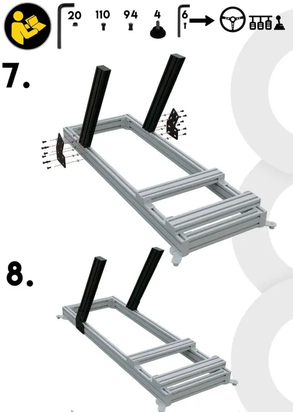 ORTOMBO GTR Pro Sigma Cockpit Racing Simulator - Fig5