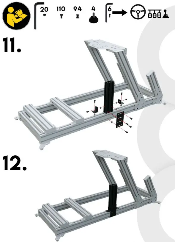 ORTOMBO GTR Pro Sigma Cockpit Racing Simulator - Fig7