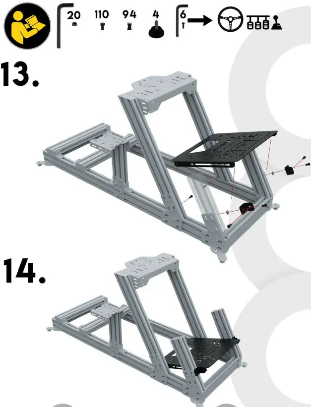 ORTOMBO GTR Pro Sigma Cockpit Racing Simulator - Fig8