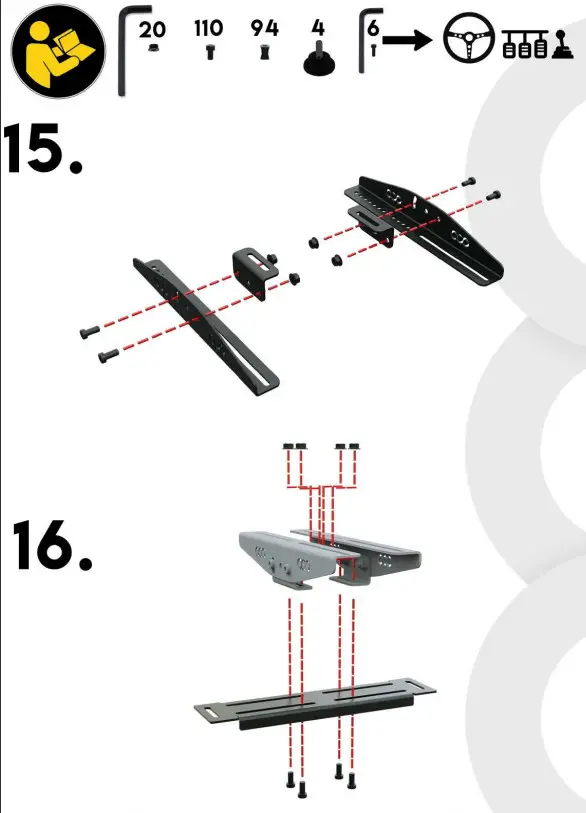 ORTOMBO GTR Pro Sigma Cockpit Racing Simulator - Fig9