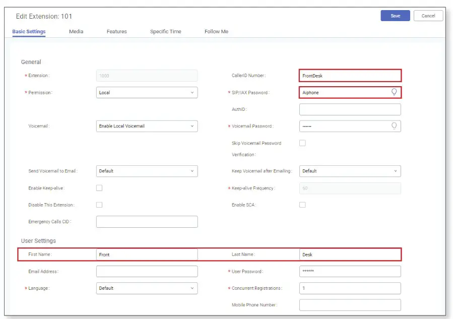 AIPHONE IXW-PBXA IP PBX Adaptor for IX Series Stations - Number