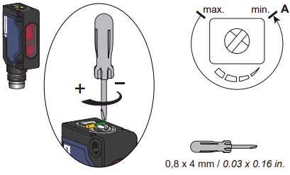 Sensor sensitivity adjustment