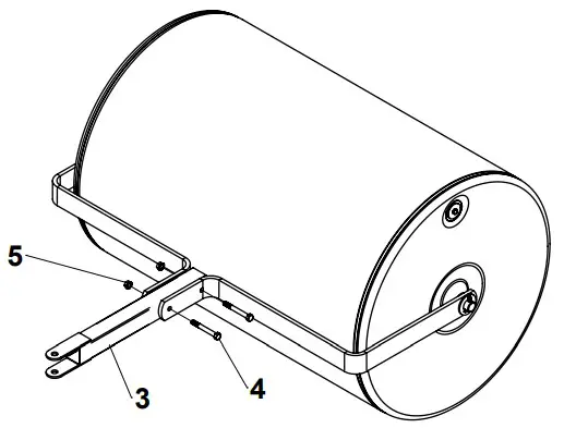 OHIO STEEL INDUSTRIES 10T 24x36 Lawn Roller - fig 3