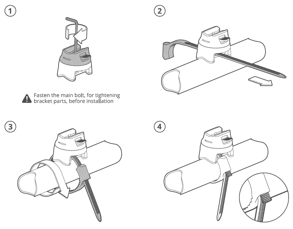 SEATYLOCK U-Lock Mounting Bracket 1