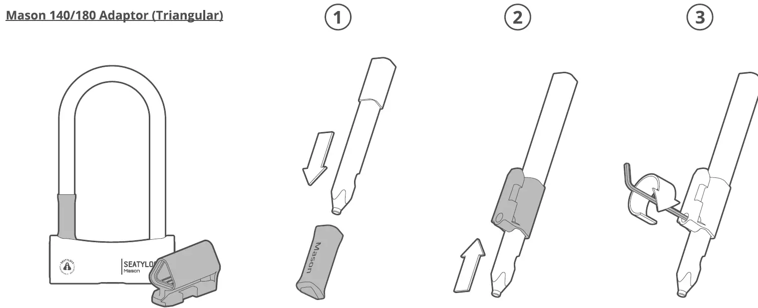 SEATYLOCK U-Lock Mounting Bracket 3