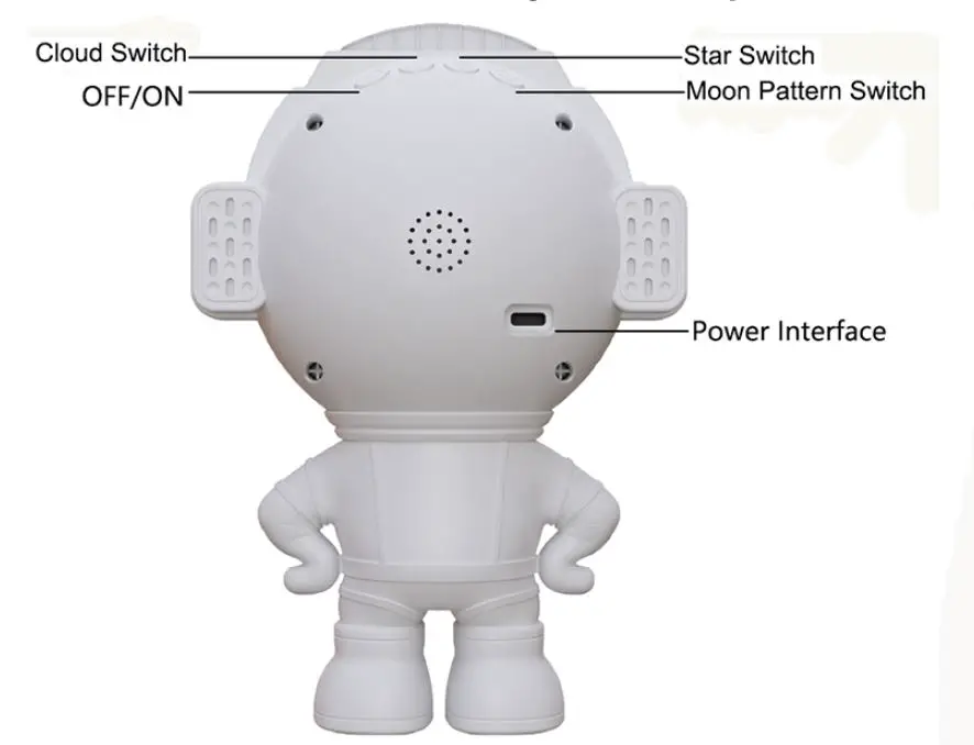 KAMHX MGY-142 Astronaut Star Projection Light User Guide-fig-1