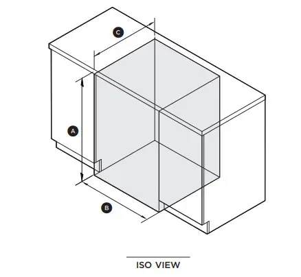 FISHER PAYKEL DD60D2HNX9 Double Dishdrawer Dishwasher - DIMENSIONS 3