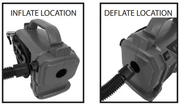 HUDSON PRO 23003 18V Lithium Ion Inflator or Deflator - storage 4