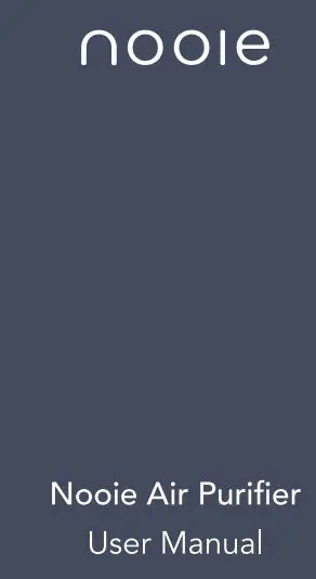 nooie NCA01 Air Purifier User Manual