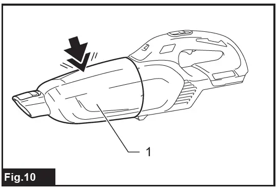 makita DCL283F Cordless Cleaner-fig-10