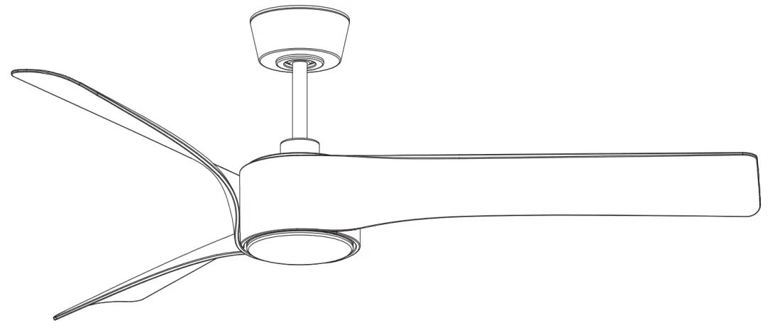 Lucci LINE 52 DC WH Airfusion Line DC Ceiling Fan