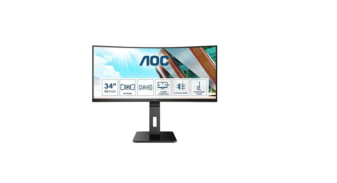 Aoc Cu34p2a 34-inch Qhd Curved Monitor User Manual