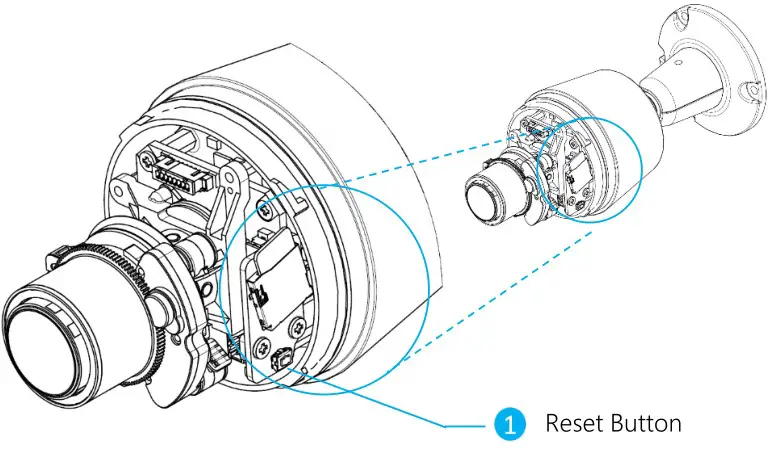 AI-Eye VS18210 8MP Motorized Lens Bullet Camera - Reset Button