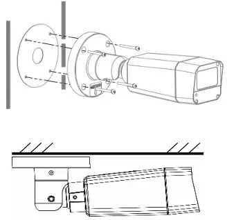 AI-Eye VS18210 8MP Motorized Lens Bullet Camera - Wall Mount ing Installation Step - 3