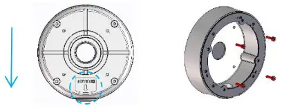 AI-Eye VS18210 8MP Motorized Lens Bullet Camera - Wall Mounting Installation with Junction Box and Camera Step 1