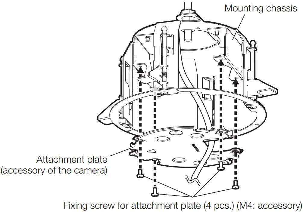 i PRO WV QEM503 Ceiling Mount Bracket - attachment plate