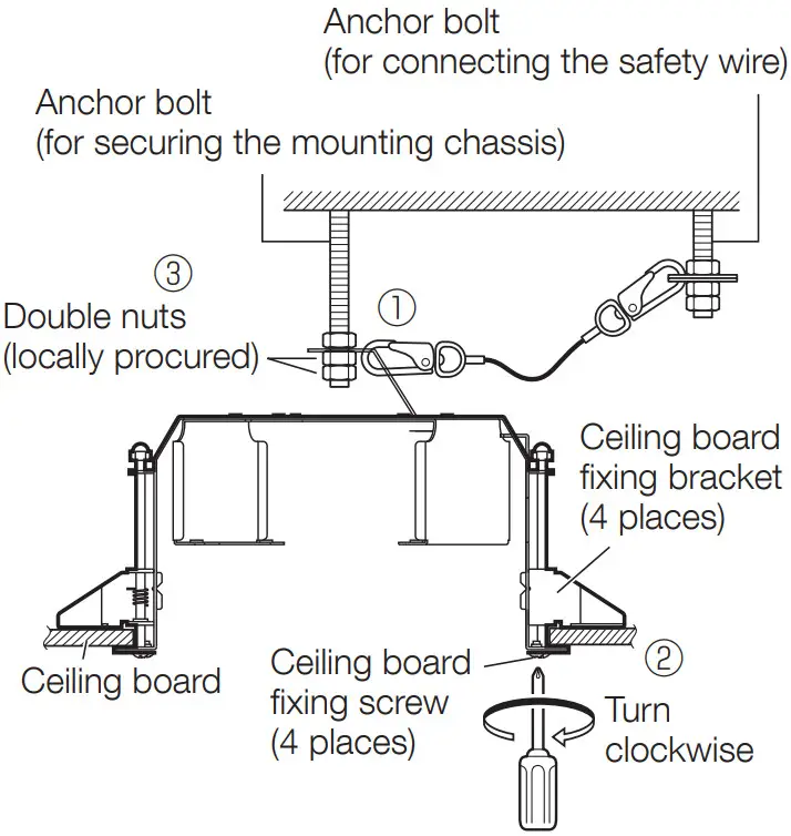 i PRO WV QEM503 Ceiling Mount Bracket - chassis