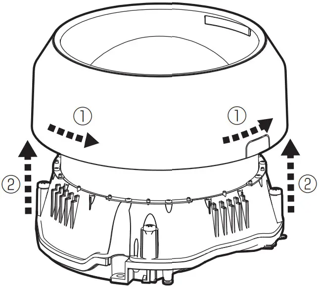 i PRO WV QEM503 Ceiling Mount Bracket - decorative cover