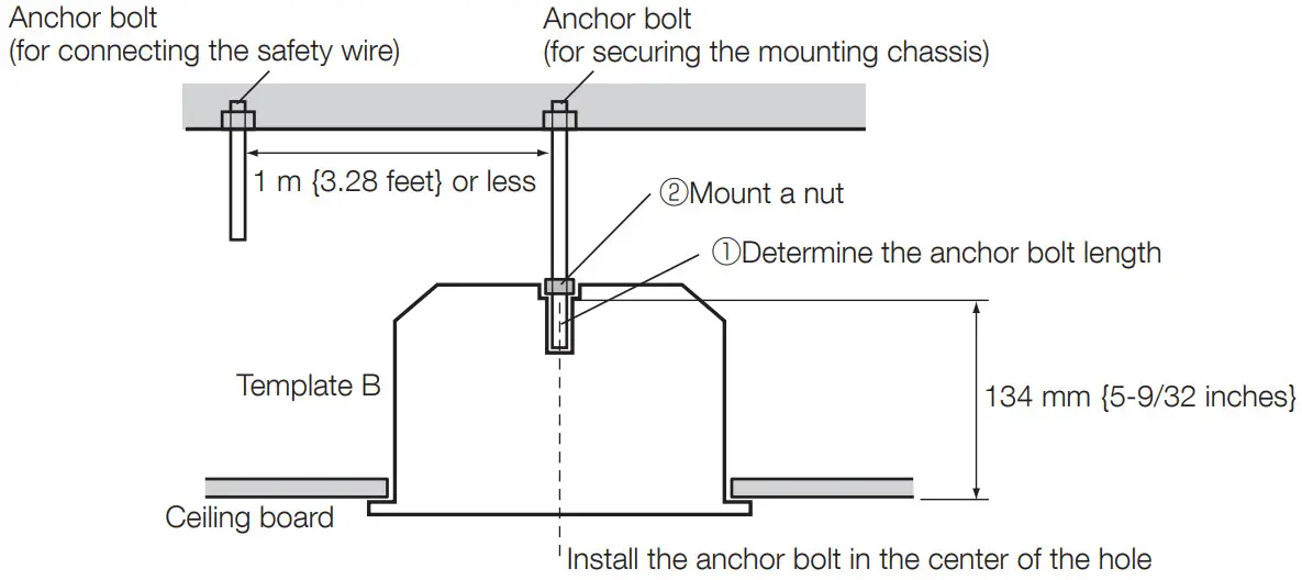 i PRO WV QEM503 Ceiling Mount Bracket - installation 3