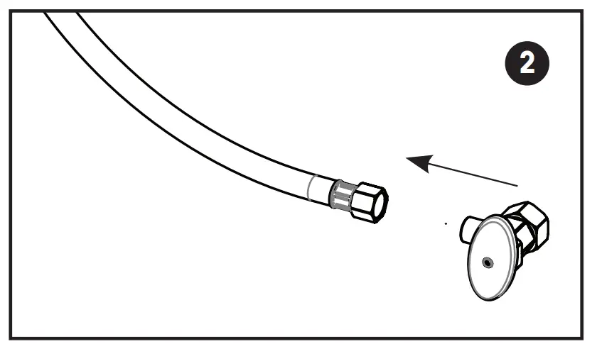 Install Adapter Valve on Water Supply