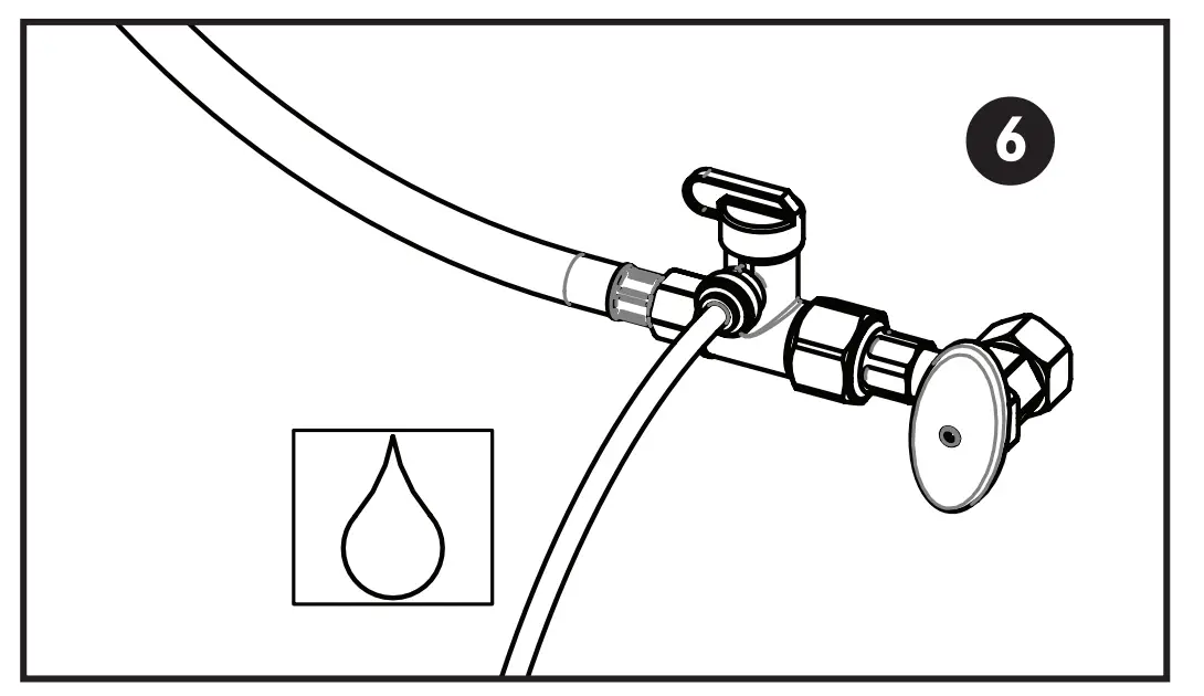 Install Adapter Valve on Water Supply