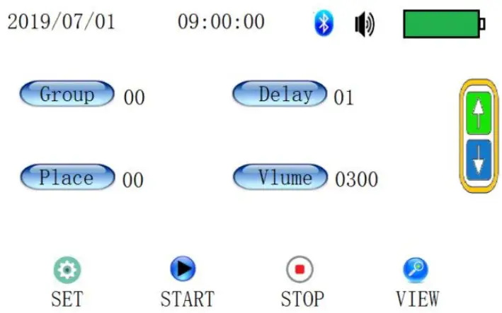 PCE Instruments PCE AS1 Air Sampler - Main menu description