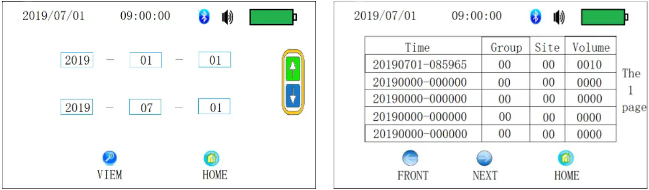 PCE Instruments PCE AS1 Air Sampler - View data