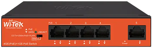 Wi-Tek-WI-PS205-250m-Long-Range-CCTV-PoE-Switch-product